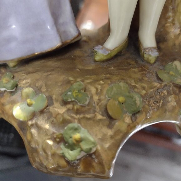 Beautiful Art Nouveau Ernst Wahliss, Vienna, figural group in porcelain - Picture 4 of 10